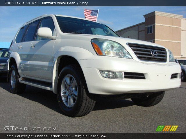 2005 Lexus GX 470 in Blizzard White Pearl