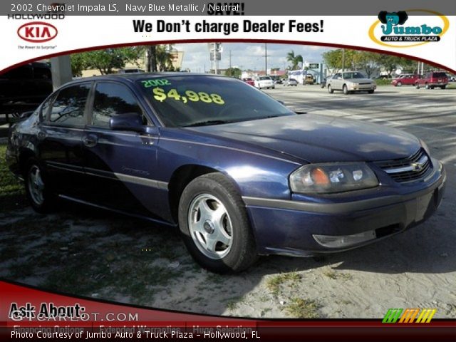 2002 Chevrolet Impala LS in Navy Blue Metallic