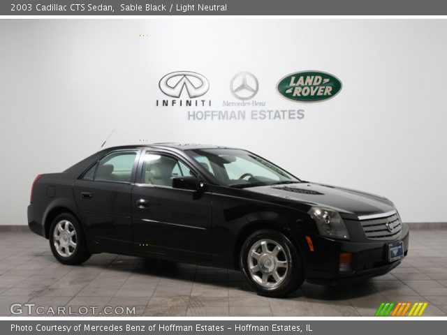2003 Cadillac CTS Sedan in Sable Black