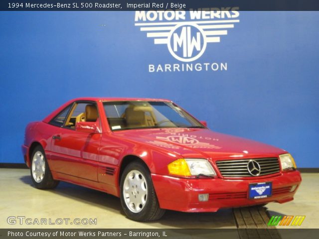 1994 Mercedes-Benz SL 500 Roadster in Imperial Red