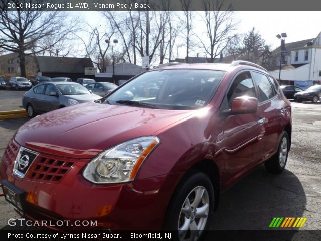 2010 Nissan Rogue SL AWD in Venom Red