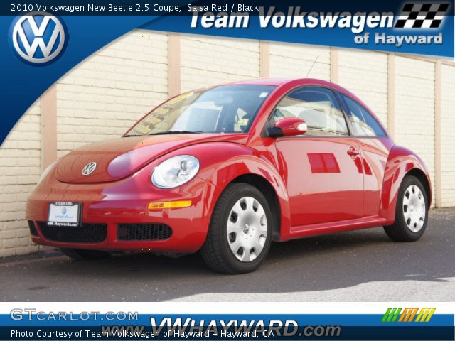 2010 Volkswagen New Beetle 2.5 Coupe in Salsa Red