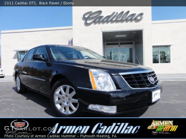 2011 Cadillac DTS  in Black Raven