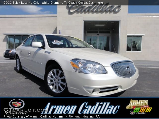 2011 Buick Lucerne CXL in White Diamond TriCoat