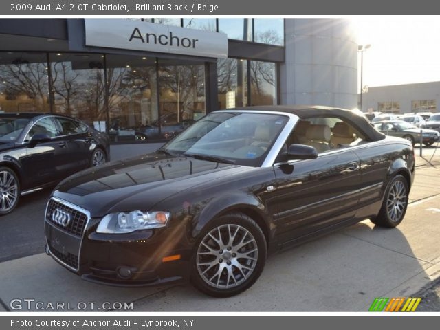 2009 Audi A4 2.0T Cabriolet in Brilliant Black