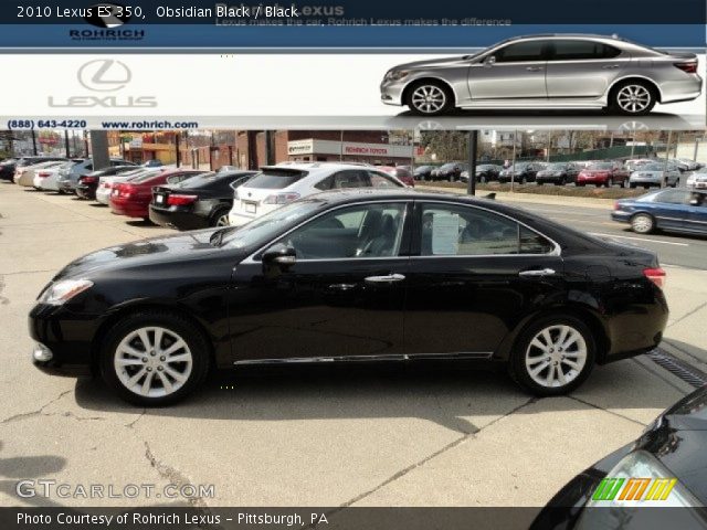 2010 Lexus ES 350 in Obsidian Black