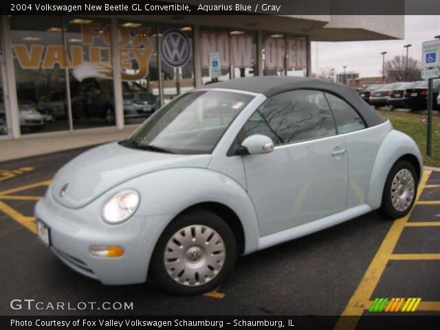 2004 Volkswagen New Beetle GL Convertible in Aquarius Blue