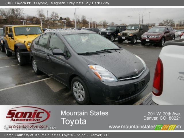 2007 Toyota Prius Hybrid in Magnetic Gray Metallic
