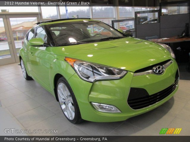2012 Hyundai Veloster  in Electrolyte Green