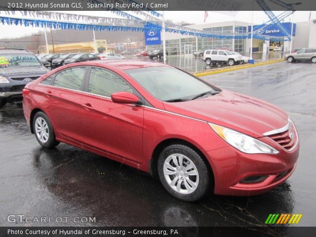 2012 Hyundai Sonata GLS in Sparkling Ruby Red