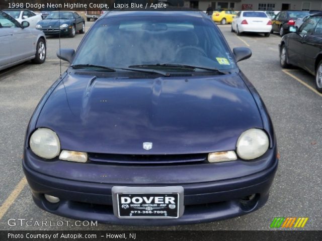 1998 Dodge Neon Highline Coupe in Lapis Blue