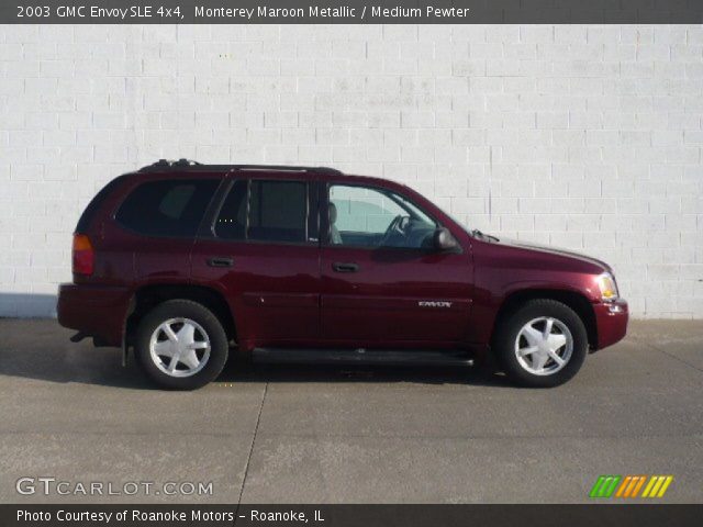 2003 GMC Envoy SLE 4x4 in Monterey Maroon Metallic