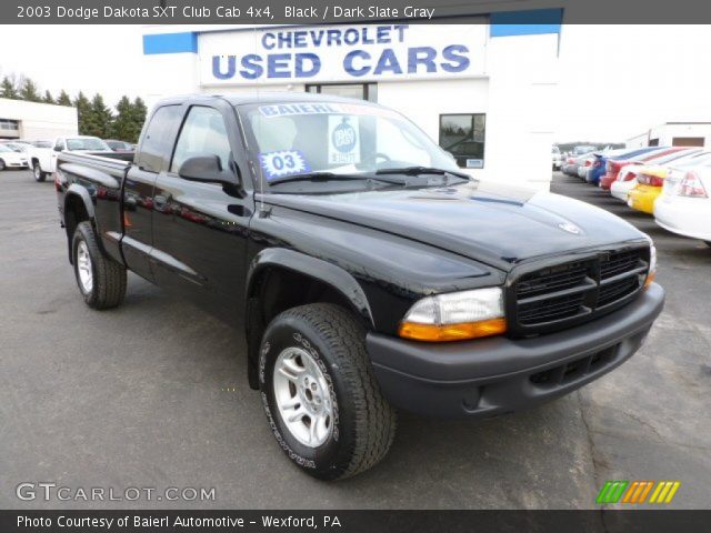 2003 Dodge Dakota SXT Club Cab 4x4 in Black