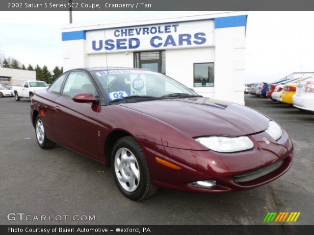 2002 Saturn S Series SC2 Coupe in Cranberry