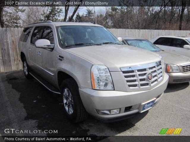 2007 Cadillac Escalade ESV AWD in Gold Mist
