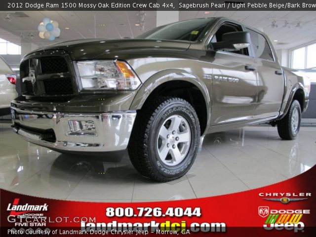 2012 Dodge Ram 1500 Mossy Oak Edition Crew Cab 4x4 in Sagebrush Pearl
