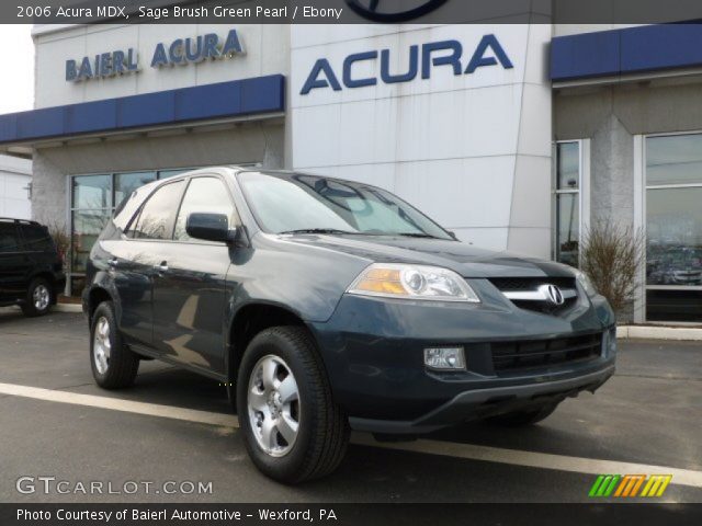 2006 Acura MDX  in Sage Brush Green Pearl