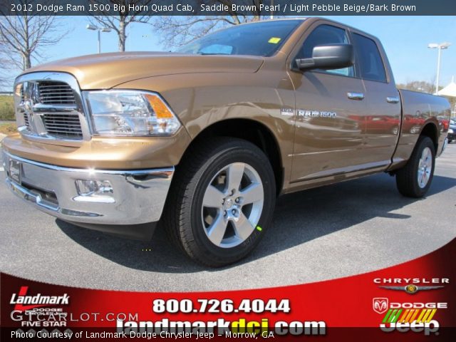 2012 Dodge Ram 1500 Big Horn Quad Cab in Saddle Brown Pearl
