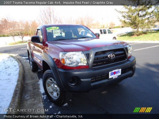 2007 Toyota Tacoma Regular Cab 4x4 in Impulse Red Pearl