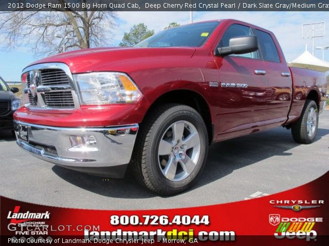 2012 Dodge Ram 1500 Big Horn Quad Cab in Deep Cherry Red Crystal Pearl