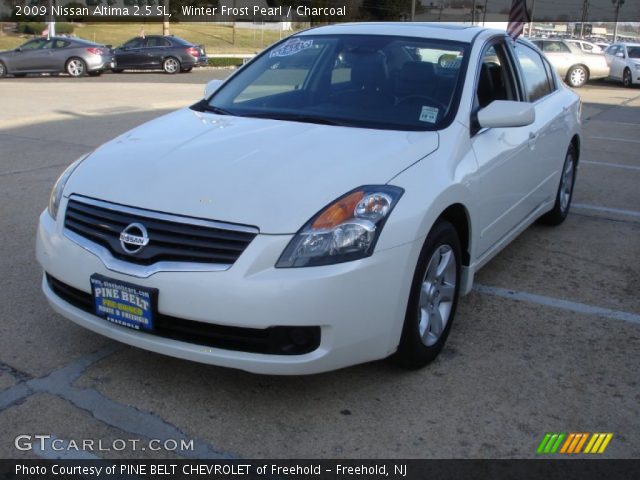 2009 Nissan Altima 2.5 SL in Winter Frost Pearl