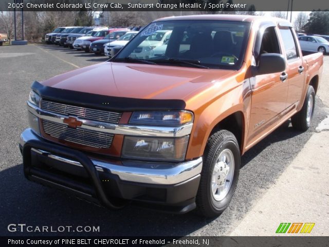 2005 Chevrolet Colorado LS Crew Cab in Sunburst Orange Metallic