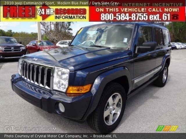 2010 Jeep Commander Sport in Modern Blue Pearl