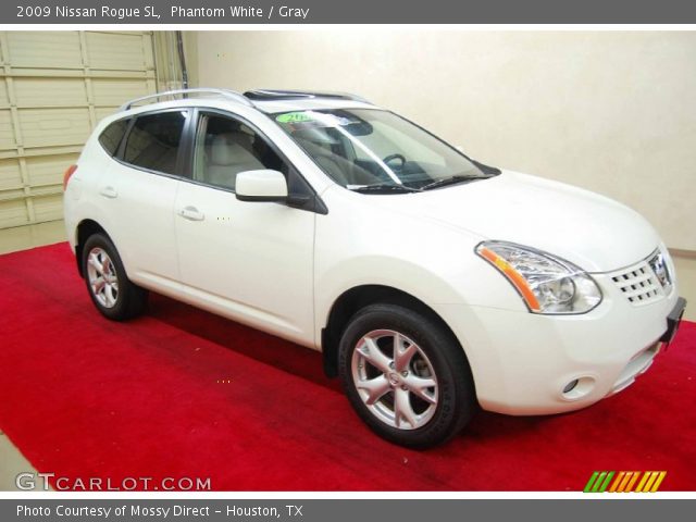 2009 Nissan Rogue SL in Phantom White