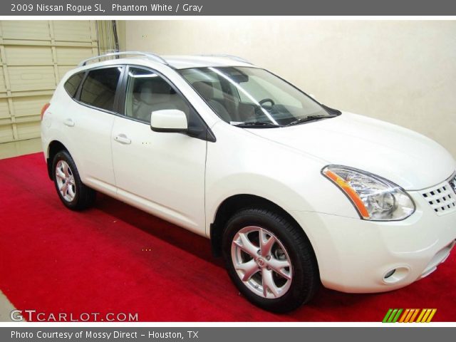 2009 Nissan Rogue SL in Phantom White