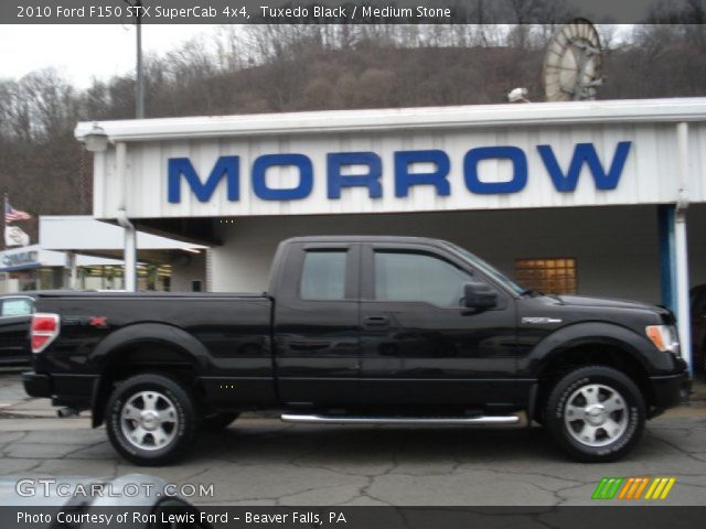 2010 Ford F150 STX SuperCab 4x4 in Tuxedo Black