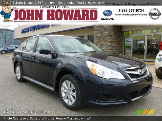2012 Subaru Legacy 2.5i Premium in Deep Indigo Pearl