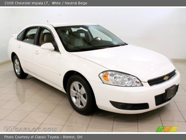 2008 Chevrolet Impala LT in White