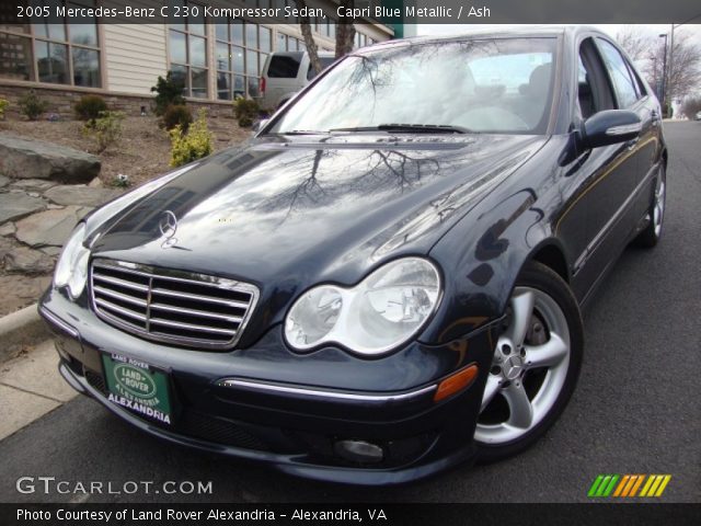 2005 Mercedes-Benz C 230 Kompressor Sedan in Capri Blue Metallic