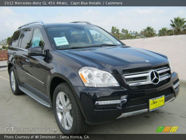 2012 Mercedes-Benz GL 450 4Matic in Capri Blue Metallic