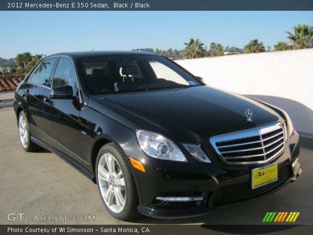 2012 Mercedes-Benz E 350 Sedan in Black