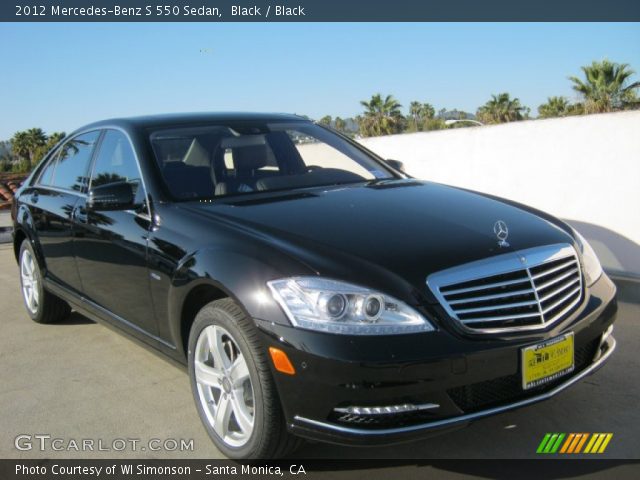 2012 Mercedes-Benz S 550 Sedan in Black