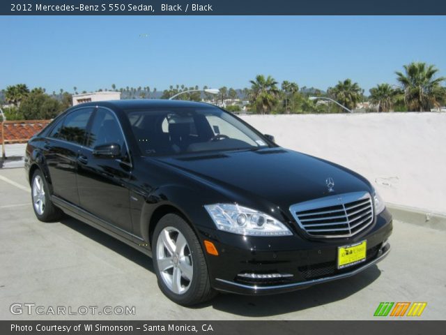 2012 Mercedes-Benz S 550 Sedan in Black