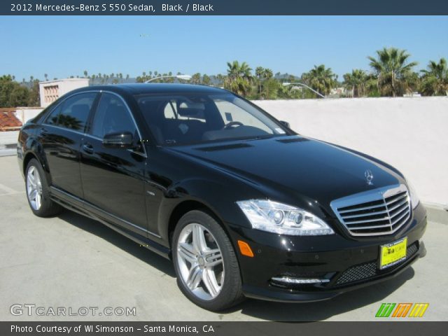 2012 Mercedes-Benz S 550 Sedan in Black
