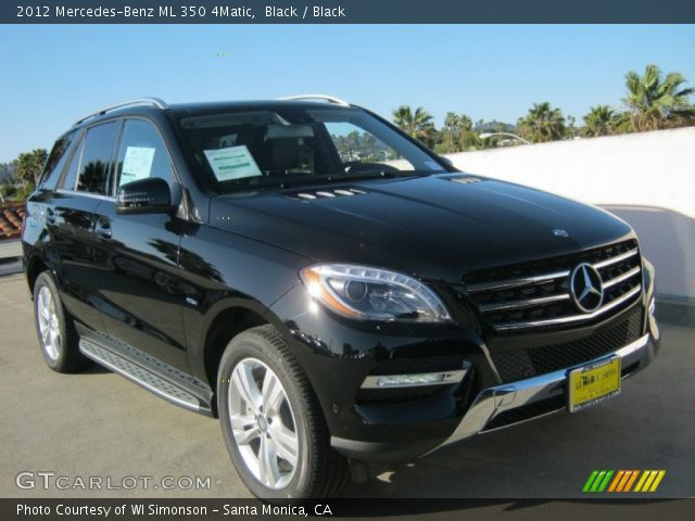 2012 Mercedes-Benz ML 350 4Matic in Black
