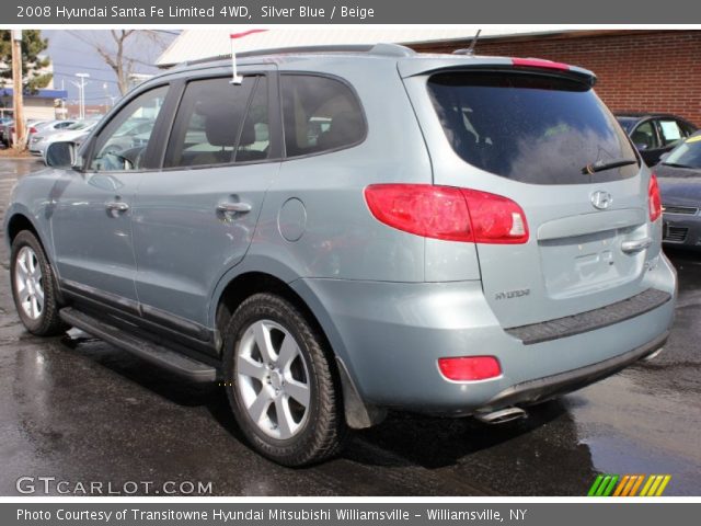 2008 Hyundai Santa Fe Limited 4WD in Silver Blue