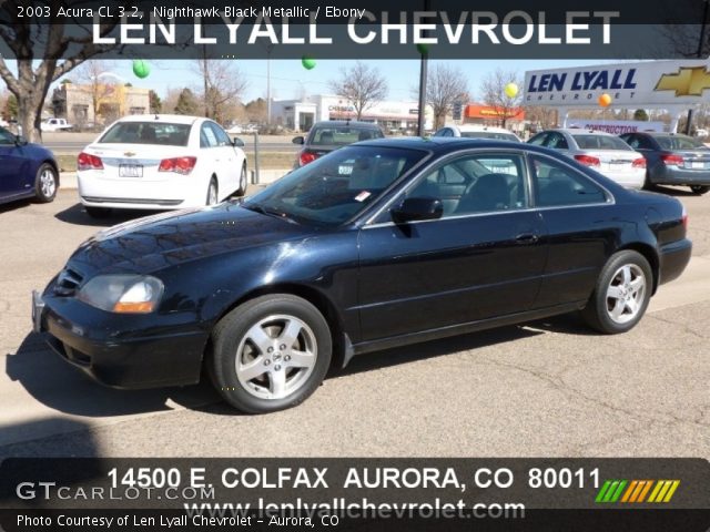2003 Acura CL 3.2 in Nighthawk Black Metallic