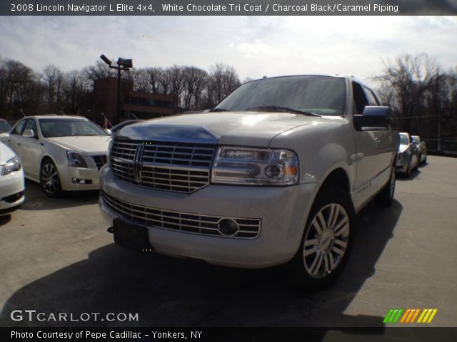 2008 Lincoln Navigator L Elite 4x4 in White Chocolate Tri Coat