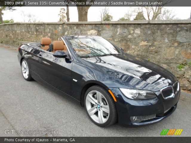 2009 BMW 3 Series 335i Convertible in Monaco Blue Metallic