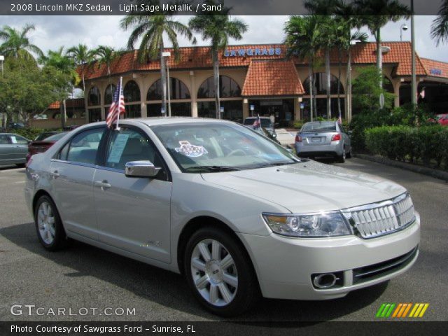 2008 Lincoln MKZ Sedan in Light Sage Metallic