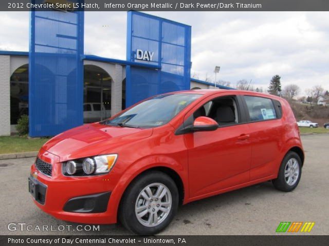 2012 Chevrolet Sonic LS Hatch in Inferno Orange Metallic