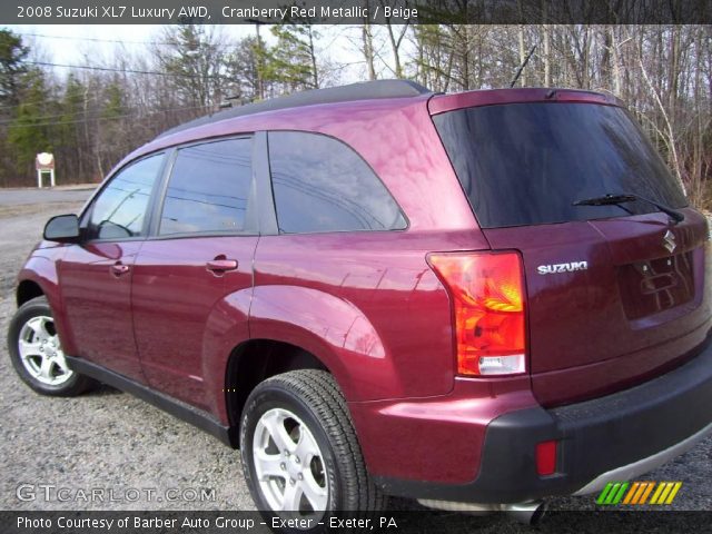 2008 Suzuki XL7 Luxury AWD in Cranberry Red Metallic