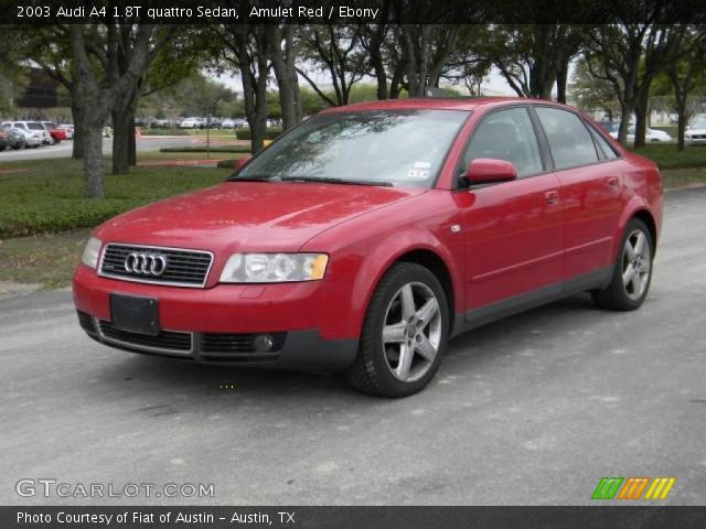 2003 Audi A4 1.8T quattro Sedan in Amulet Red