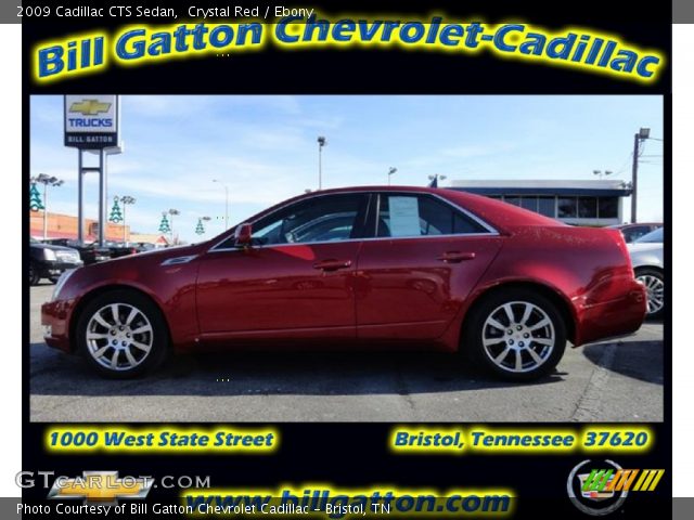 2009 Cadillac CTS Sedan in Crystal Red