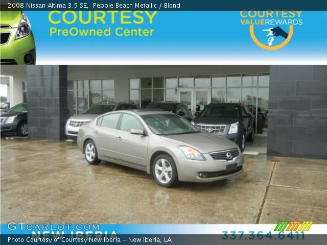 2008 Nissan Altima 3.5 SE in Pebble Beach Metallic