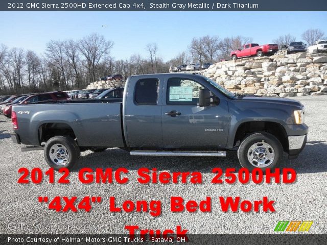 2012 GMC Sierra 2500HD Extended Cab 4x4 in Stealth Gray Metallic